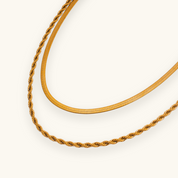 Naledi Layered Necklace - Water & Tarnish Proof