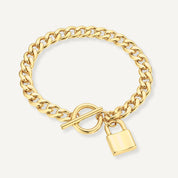 LOCK CHARM BRACELET