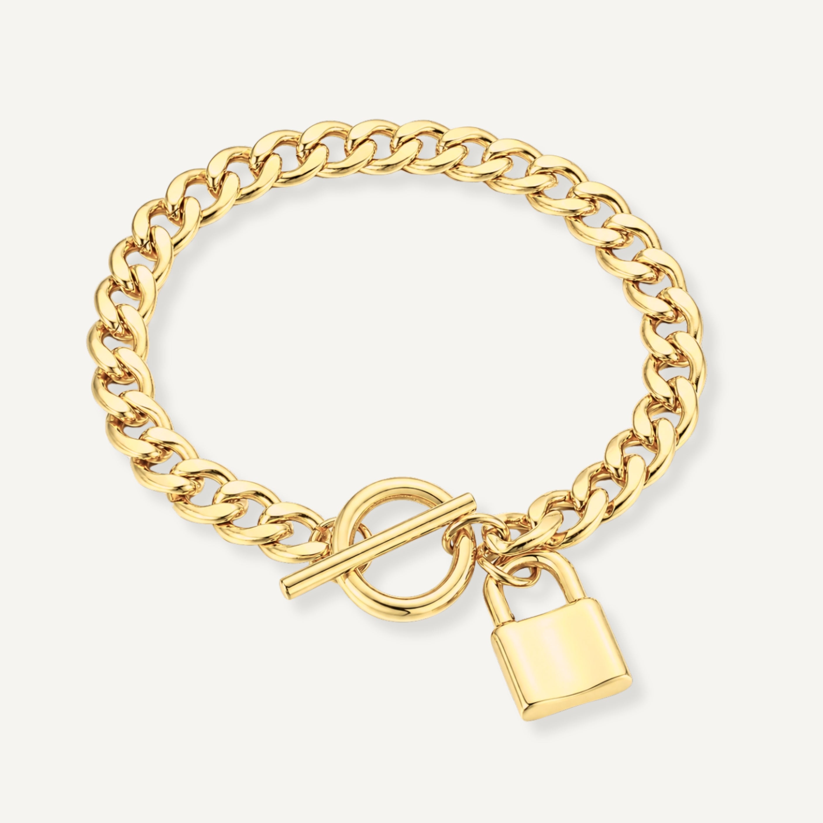 LOCK CHARM BRACELET