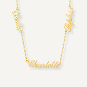 PERSONALISED MULTIPLE NAMES NECKLACE (READY IN 5 WEEKS)