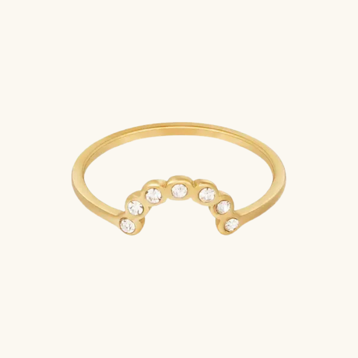 Premium CZ Stacking Ring - Water & Tarnish Proof