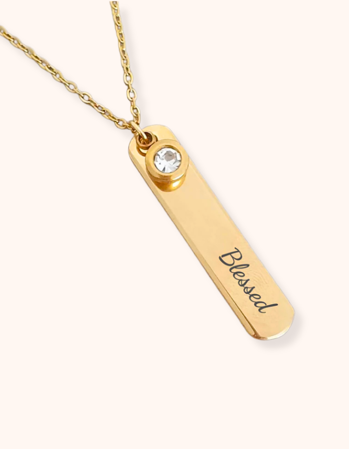 Personalised Bar Necklace (Ready in 4 days!)