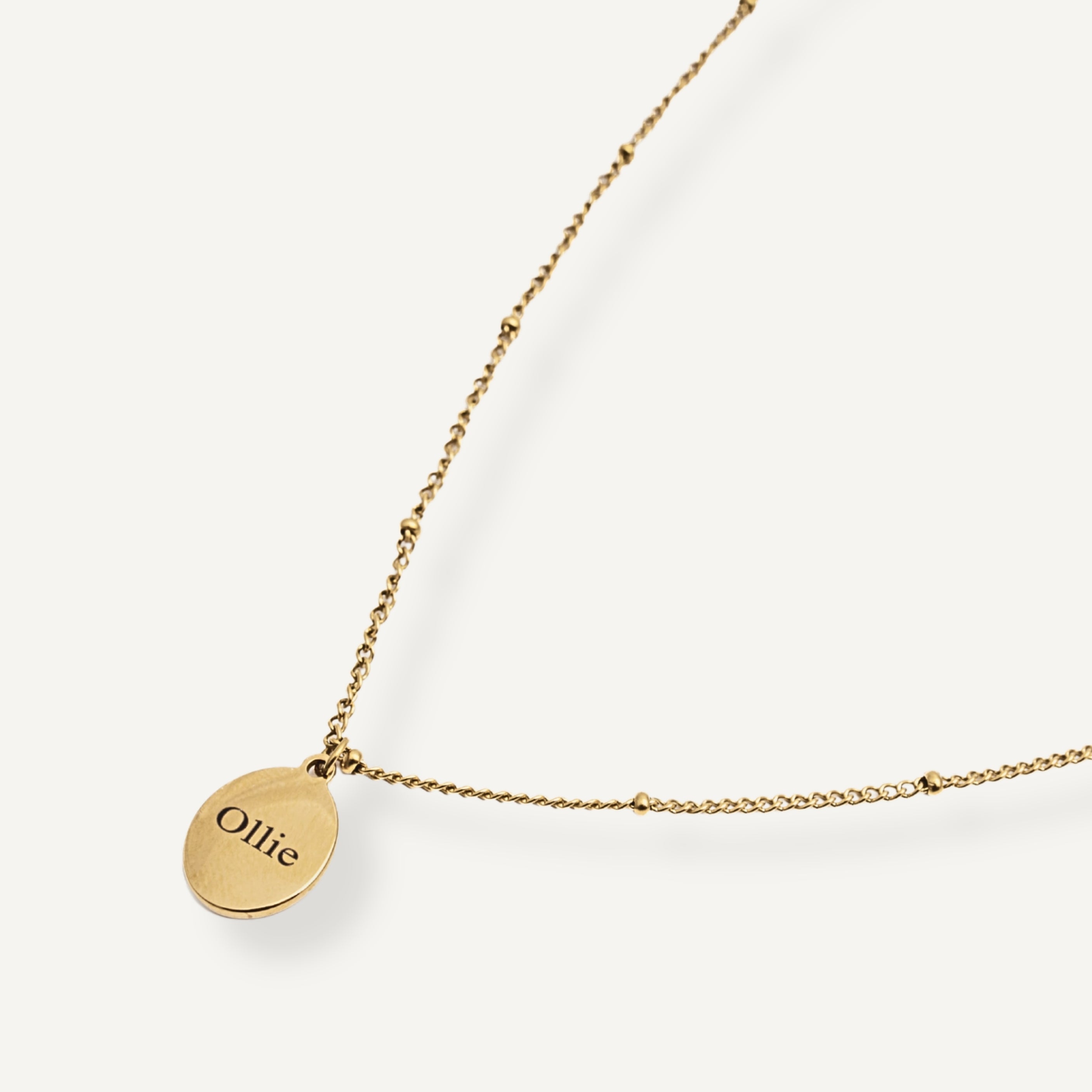 PERSONALISED PAW PRINT NECKLACE (READY IN 4 DAYS)