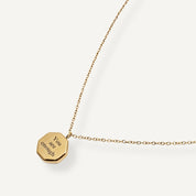 PERSONALISED HEXAGON NECKLACE (READY IN 4 DAYS)