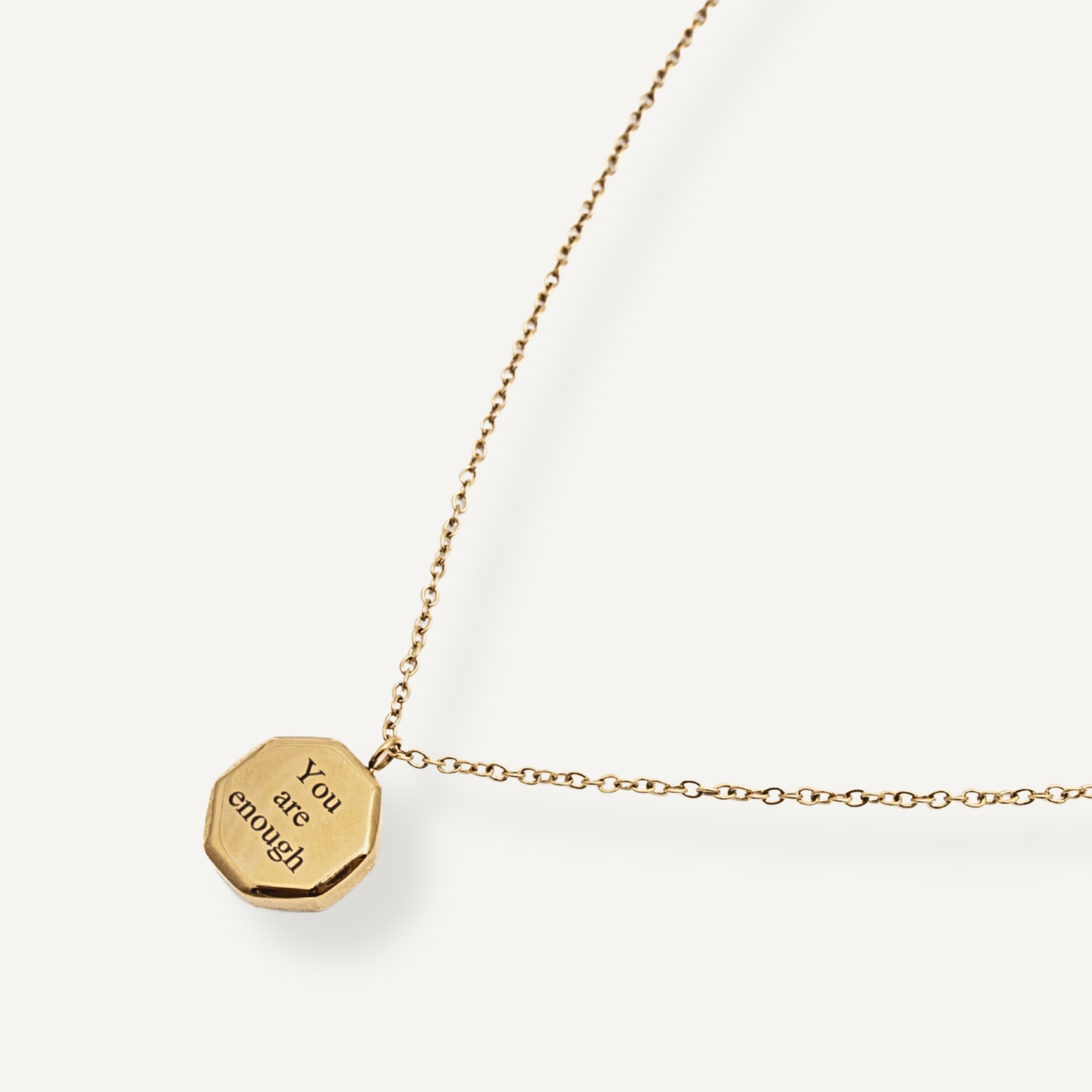 PERSONALISED HEXAGON NECKLACE (READY IN 4 DAYS)