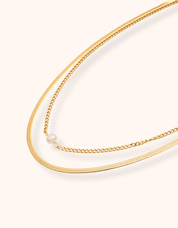 Tempo Layered Necklace - Water & Tarnish Proof
