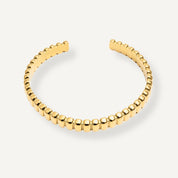 TYRA TEXTURED CUFF BANGLE