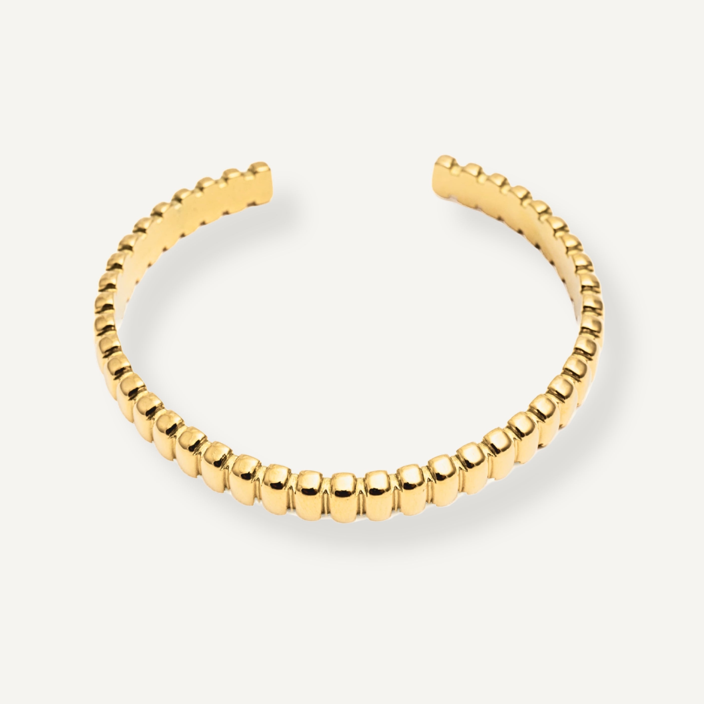 TYRA TEXTURED CUFF BANGLE