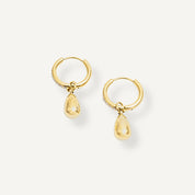 Champagne Dangle Hoops