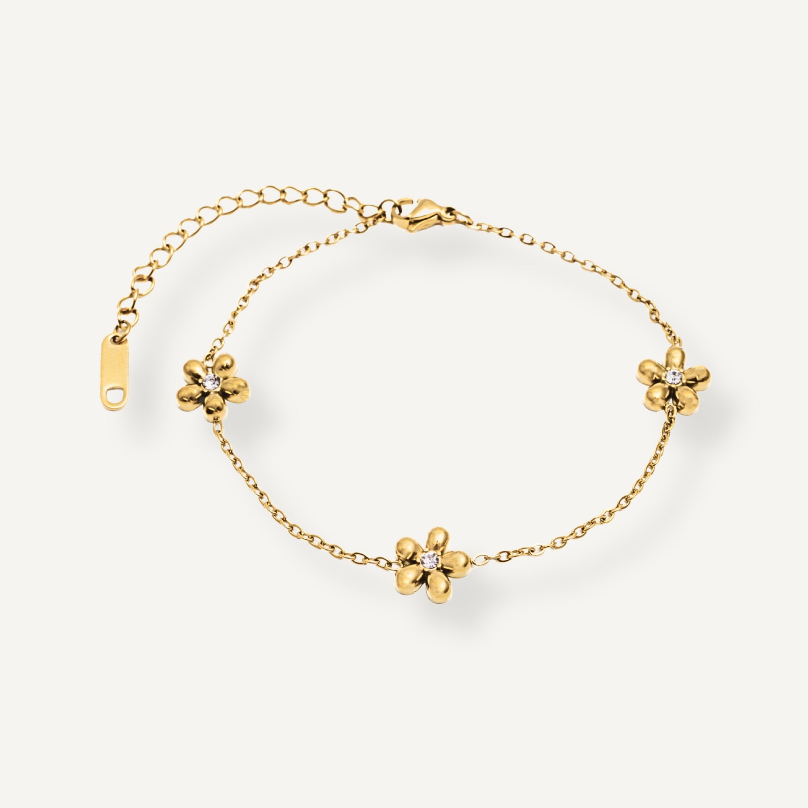 KATE CZ FLOWER BRACELET