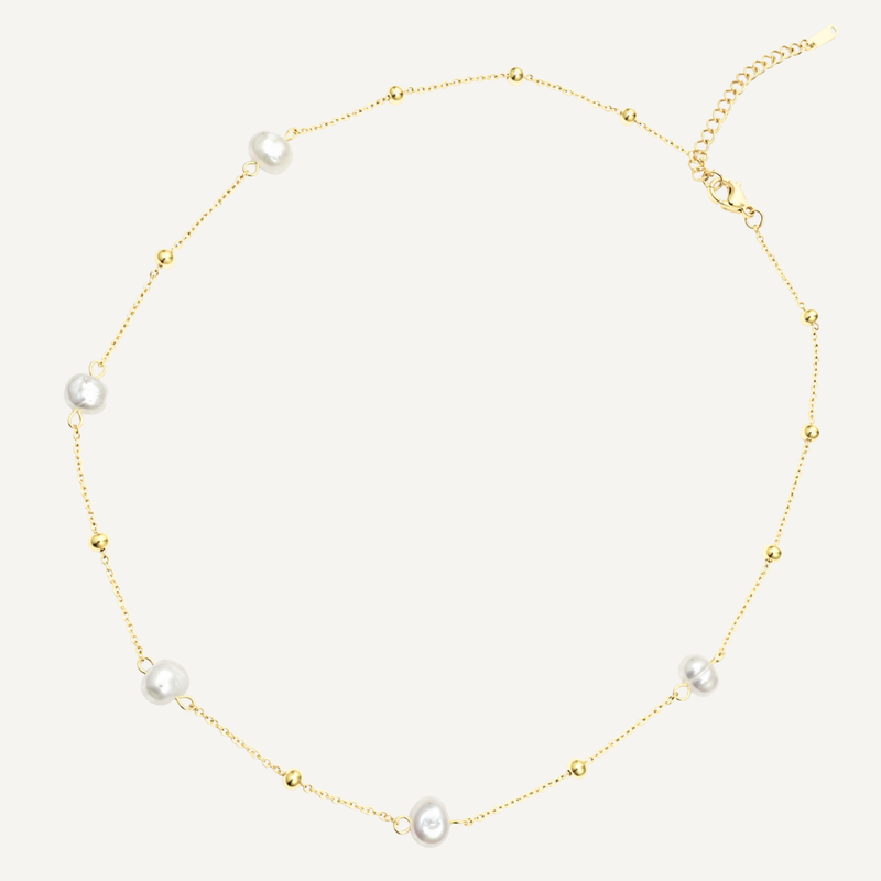 FRESHWATER PEARL LAYERING NECKLACE