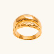 Momentum Double Band Ring - Water & Tarnish Proof