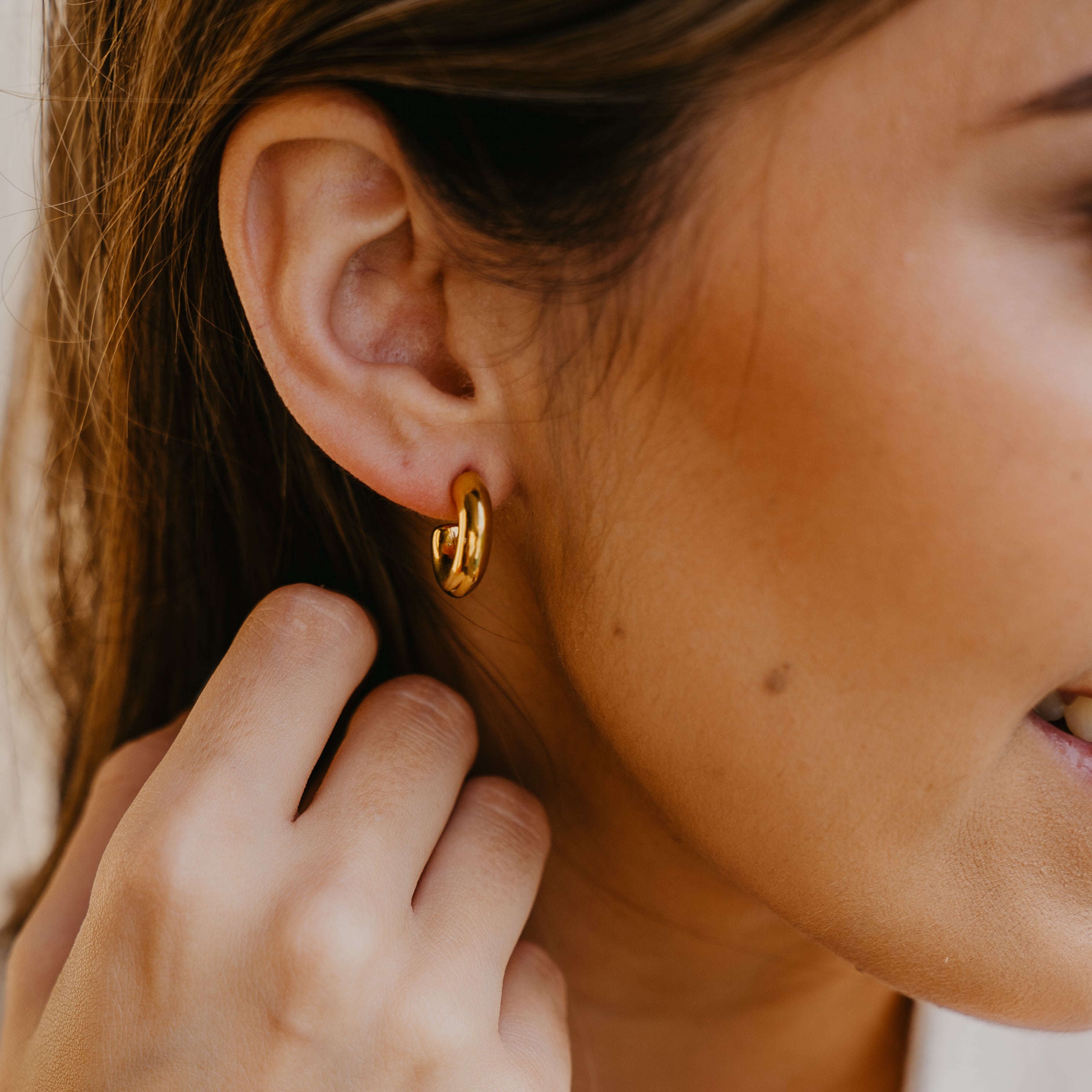 BLAIR GOLD HOOPS
