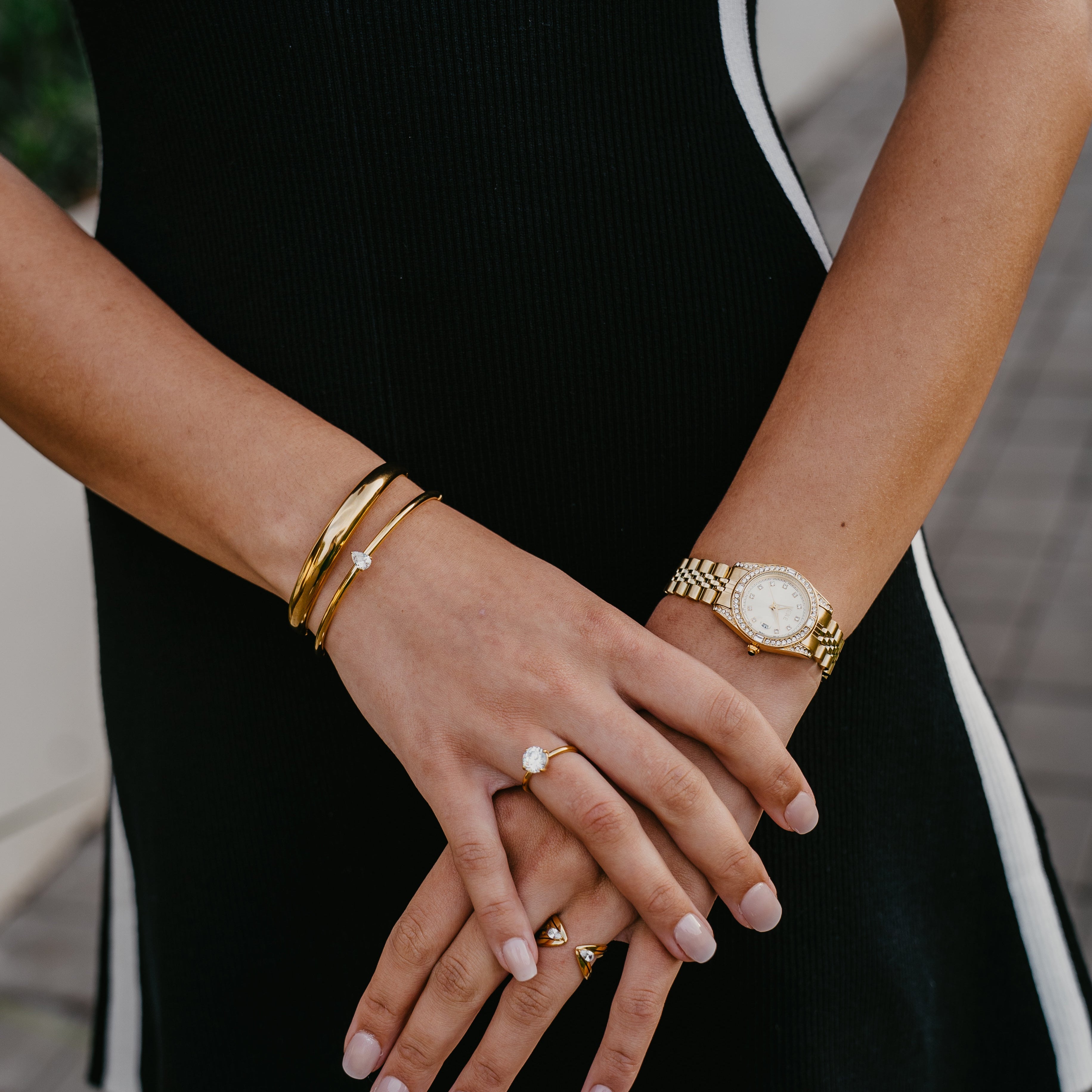 HILTON GOLD BANGLE