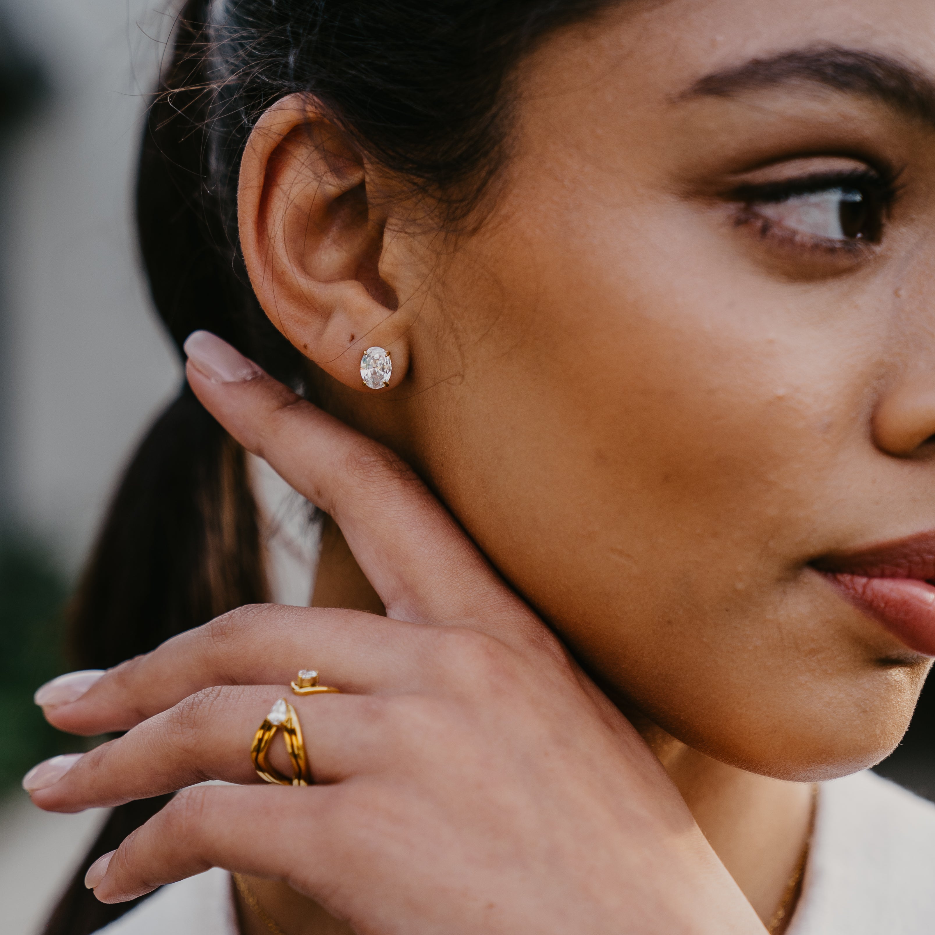 CHARLOTTE 1CT CZ STONE STUDS