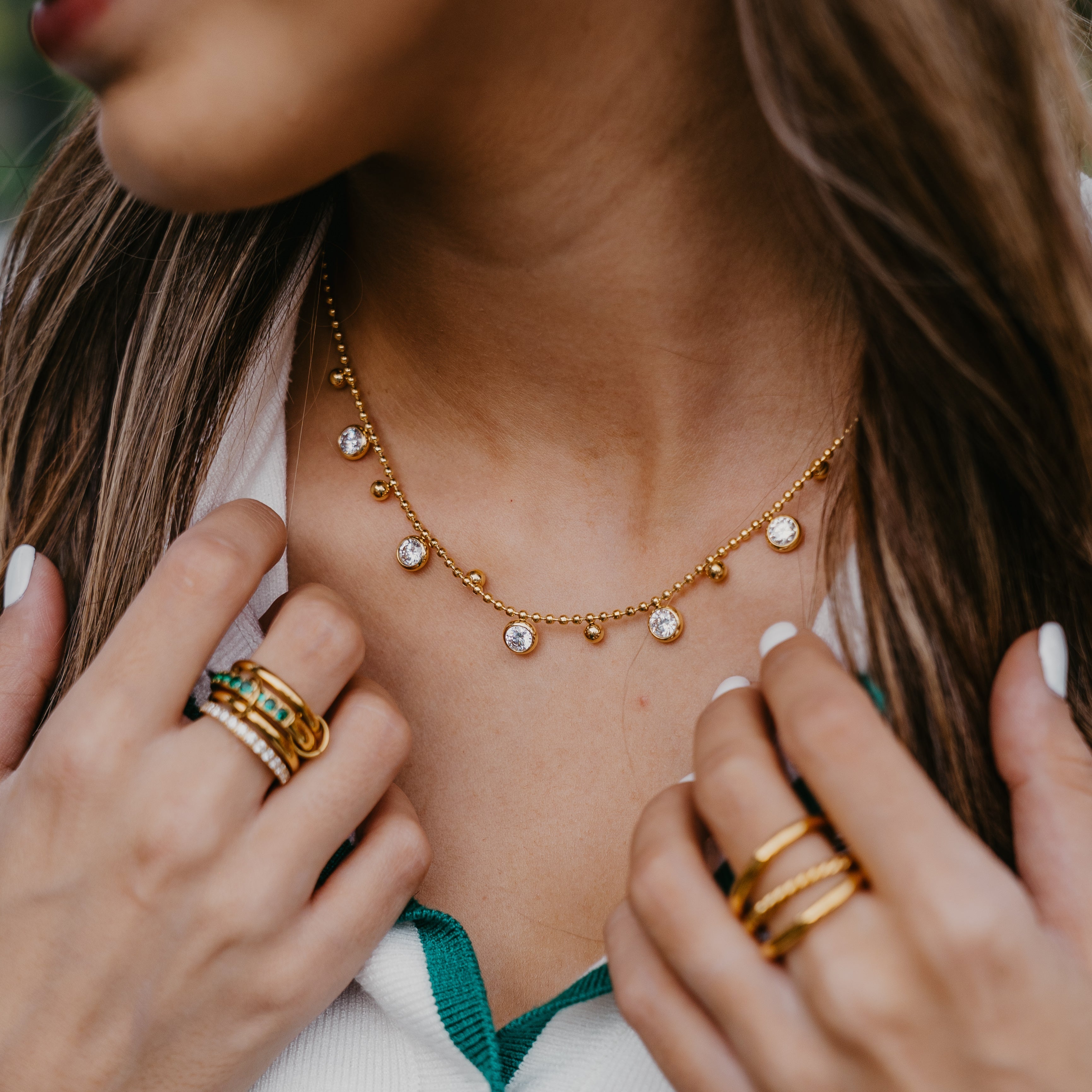 REVIERA CZ NECKLACE