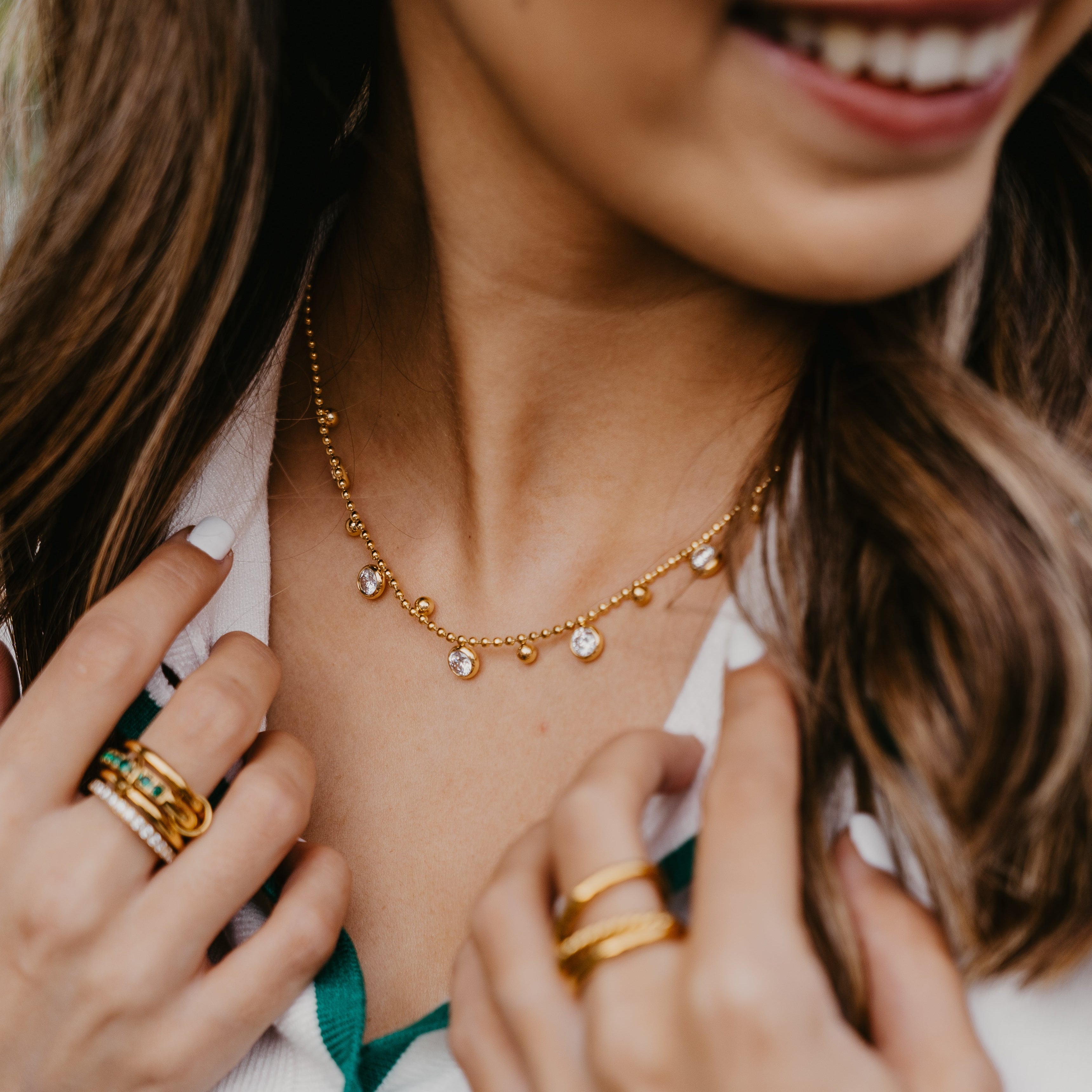 REVIERA CZ NECKLACE