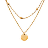 Layla Double Layer Necklace - Water & Tarnish Proof