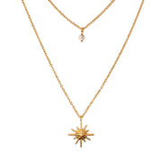 Camila Double Layer Necklace - Water & Tarnish Proof