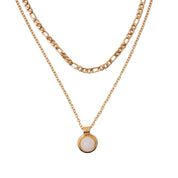 Riley Double Layer Necklace - Water & Tarnish Proof