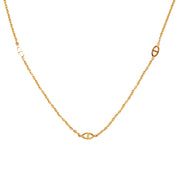 Armani Gold Necklace - Water & Tarnish Proof
