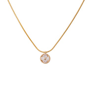 CZ Clover Necklace - Water & Tarnish Proof