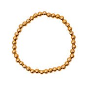 Gold Ball Stretch Bracelet - Water & Tarnish Proof