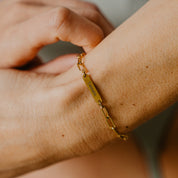 Pivot Personalised Bar Bracelet - Water & Tarnish Proof