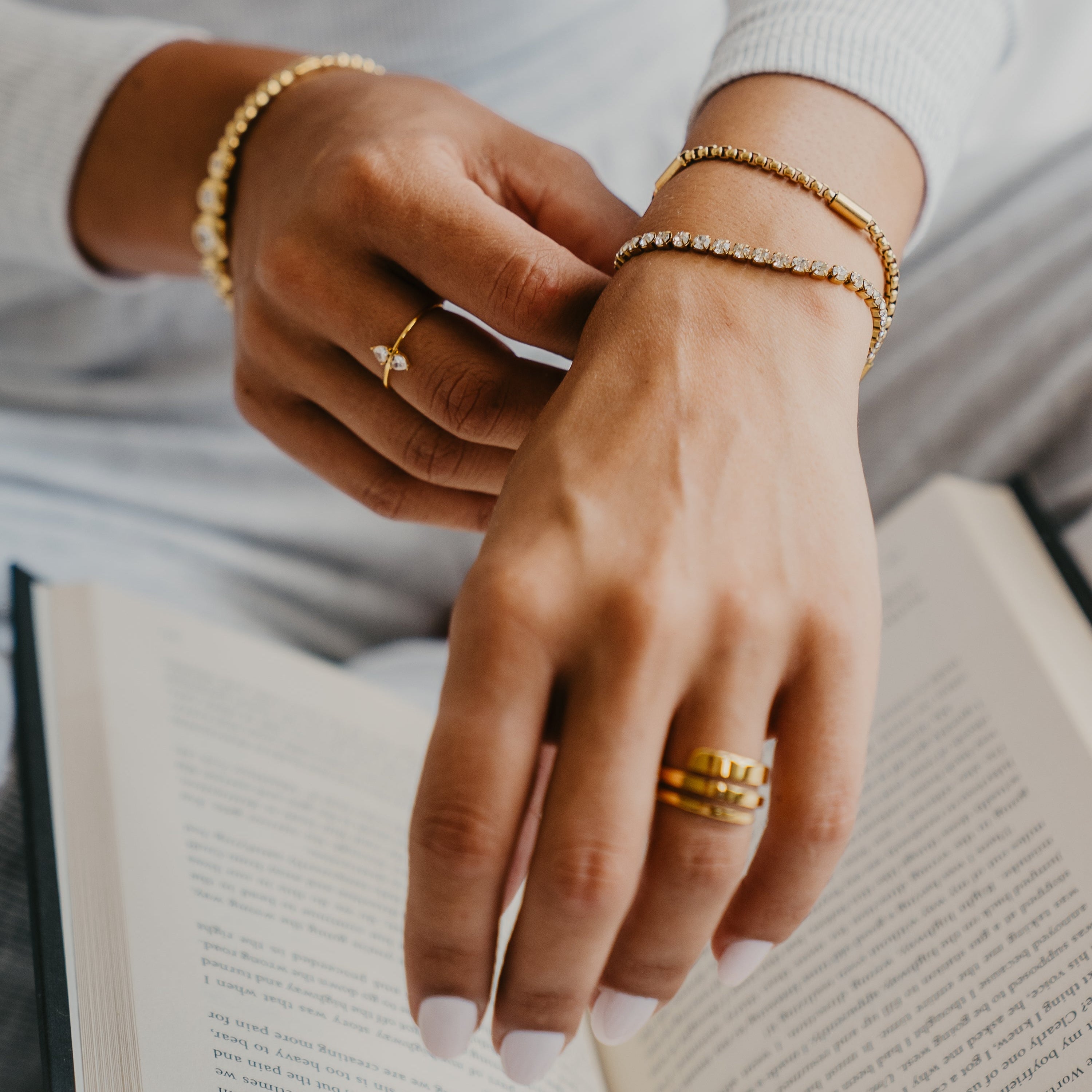 OPHELIA LAYERED TENNIS BRACELET
