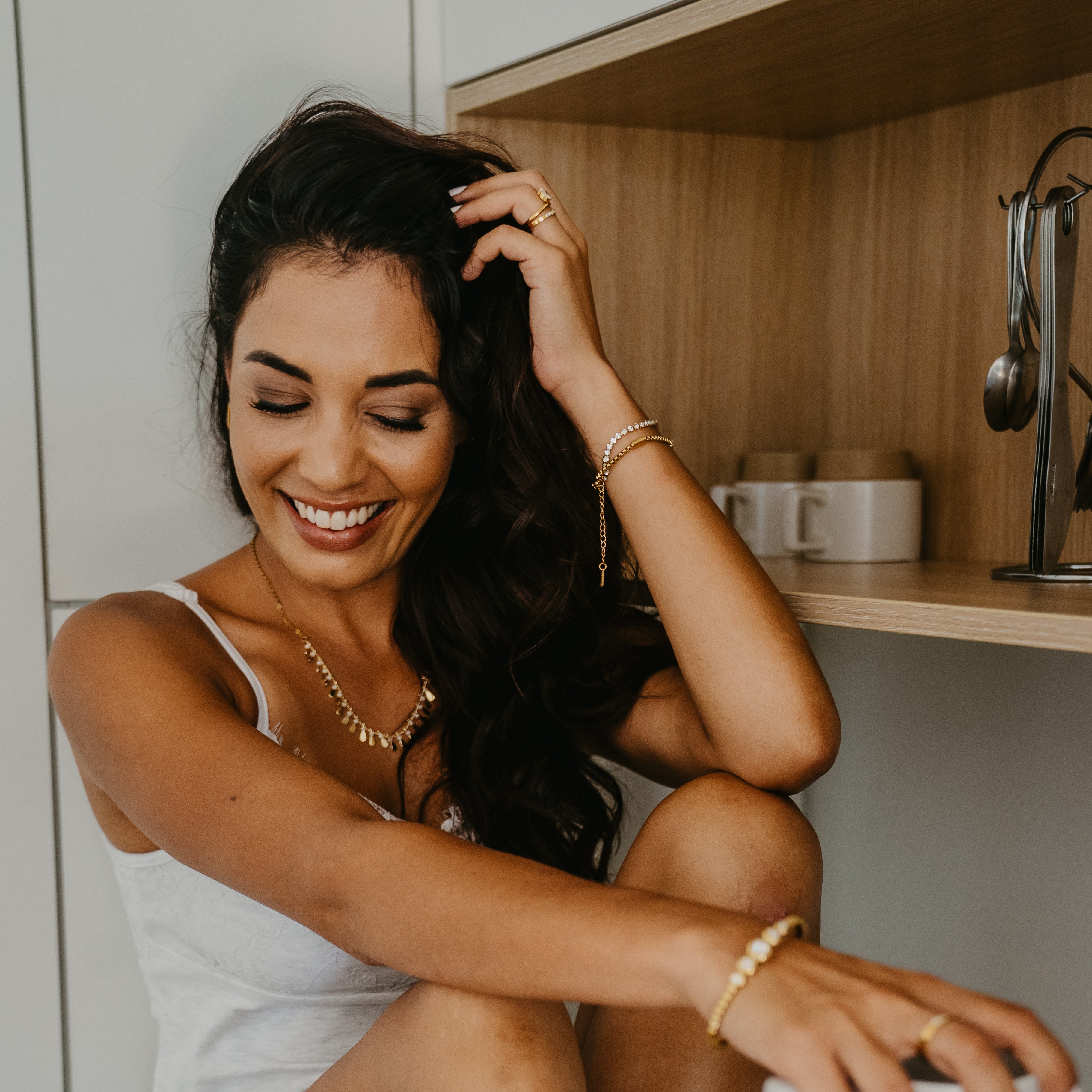 OPHELIA LAYERED TENNIS BRACELET