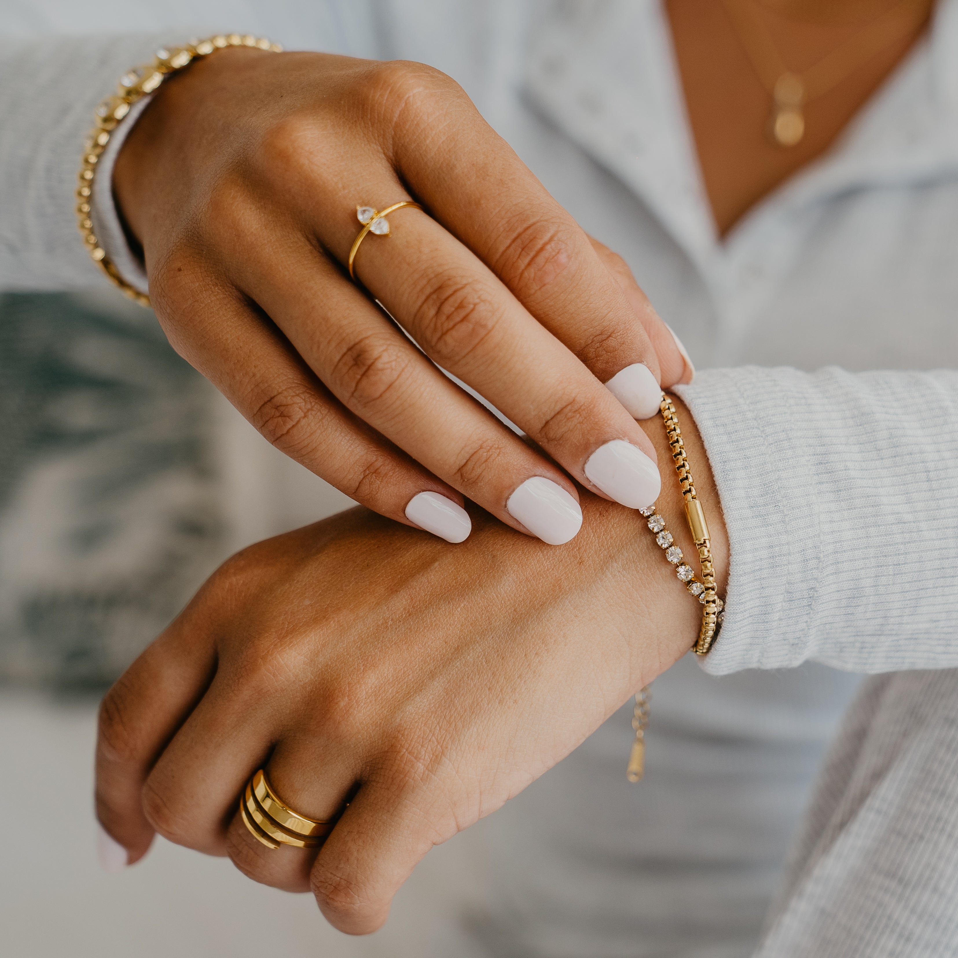 OPHELIA LAYERED TENNIS BRACELET