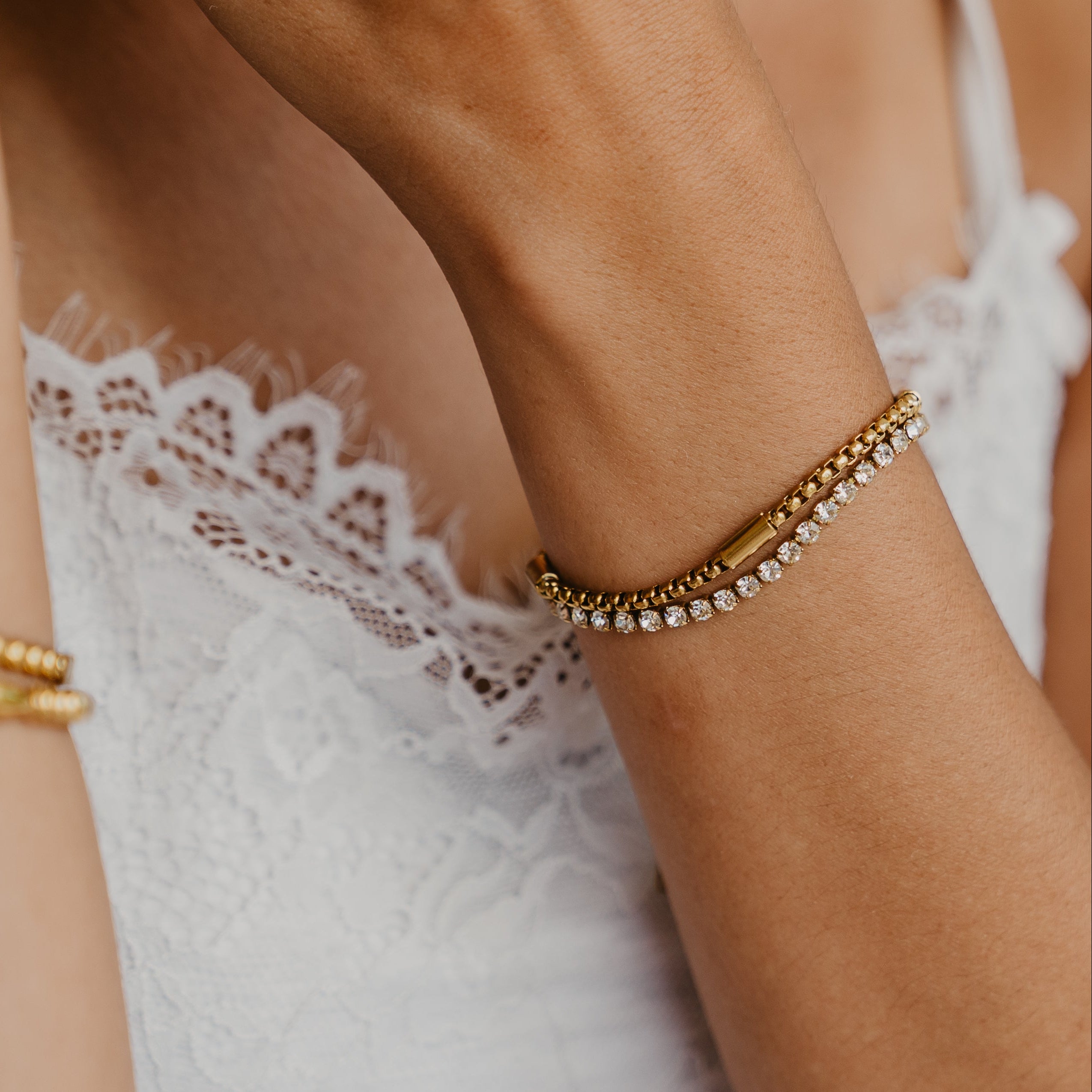 OPHELIA LAYERED TENNIS BRACELET