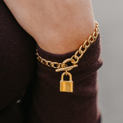 LOCK CHARM BRACELET