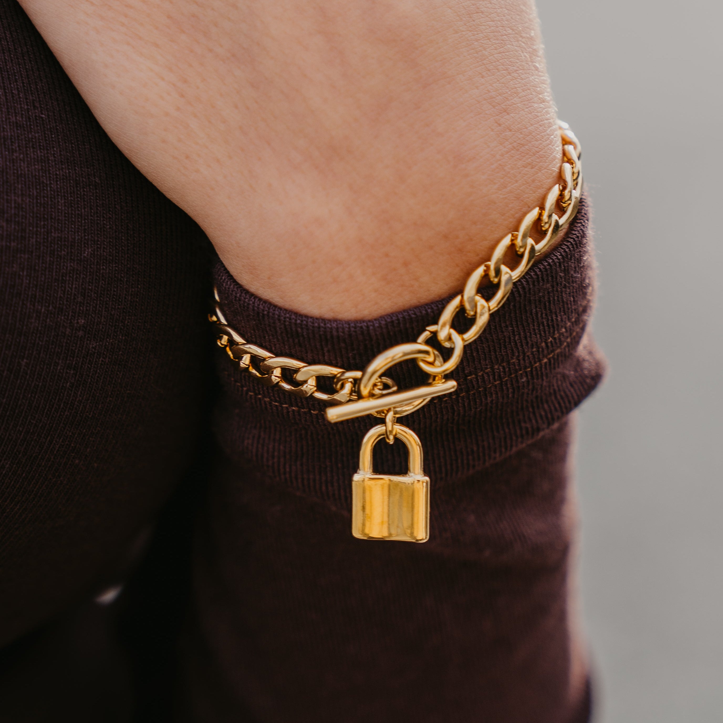 LOCK CHARM BRACELET