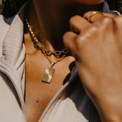 Blaire Textured Necklace - Water & Tarnish Proof