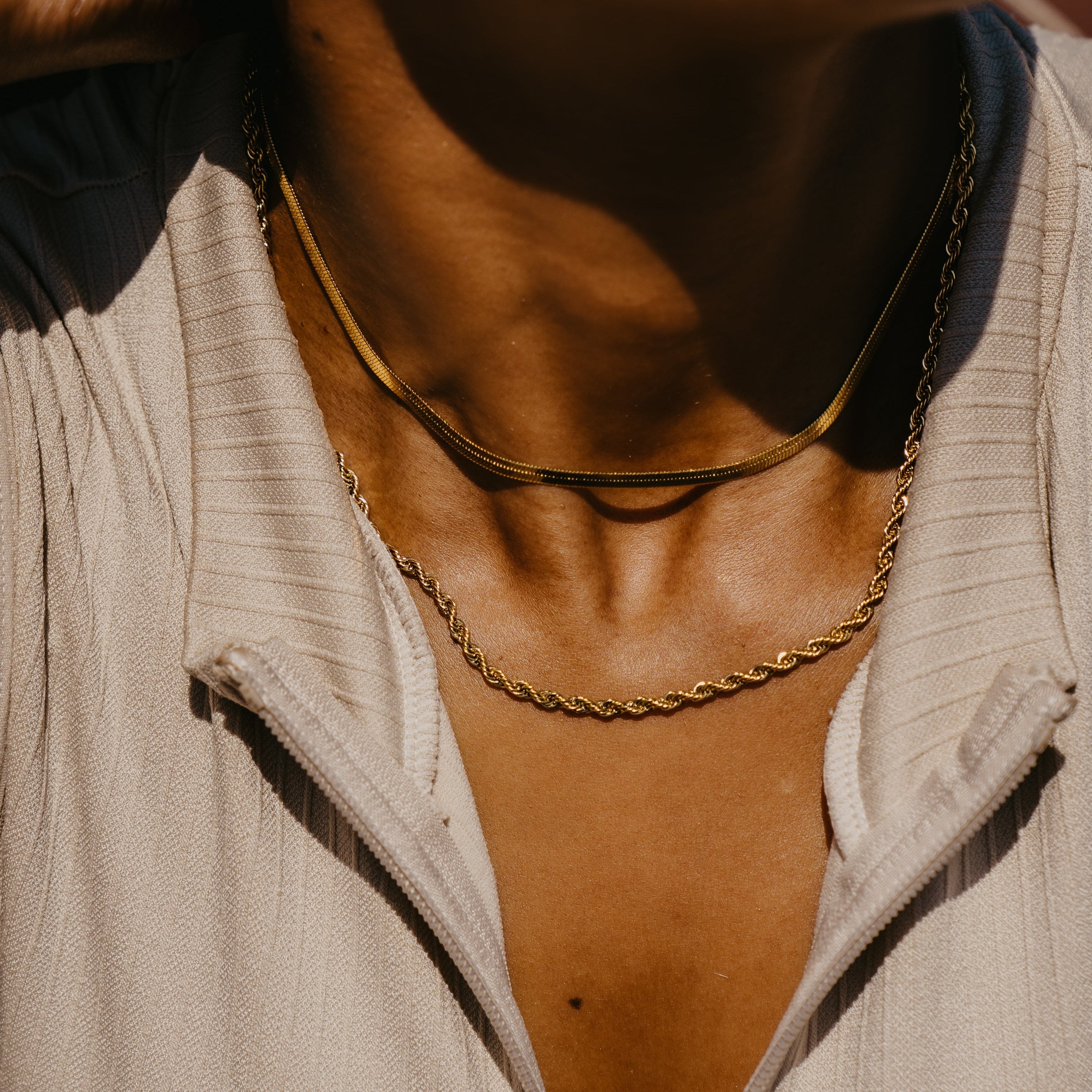 Naledi Layered Necklace - Water & Tarnish Proof