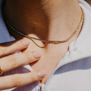 Luxe Tennis Necklace - Water & Tarnish Proof