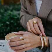 AALIYAH TEXTURED RING
