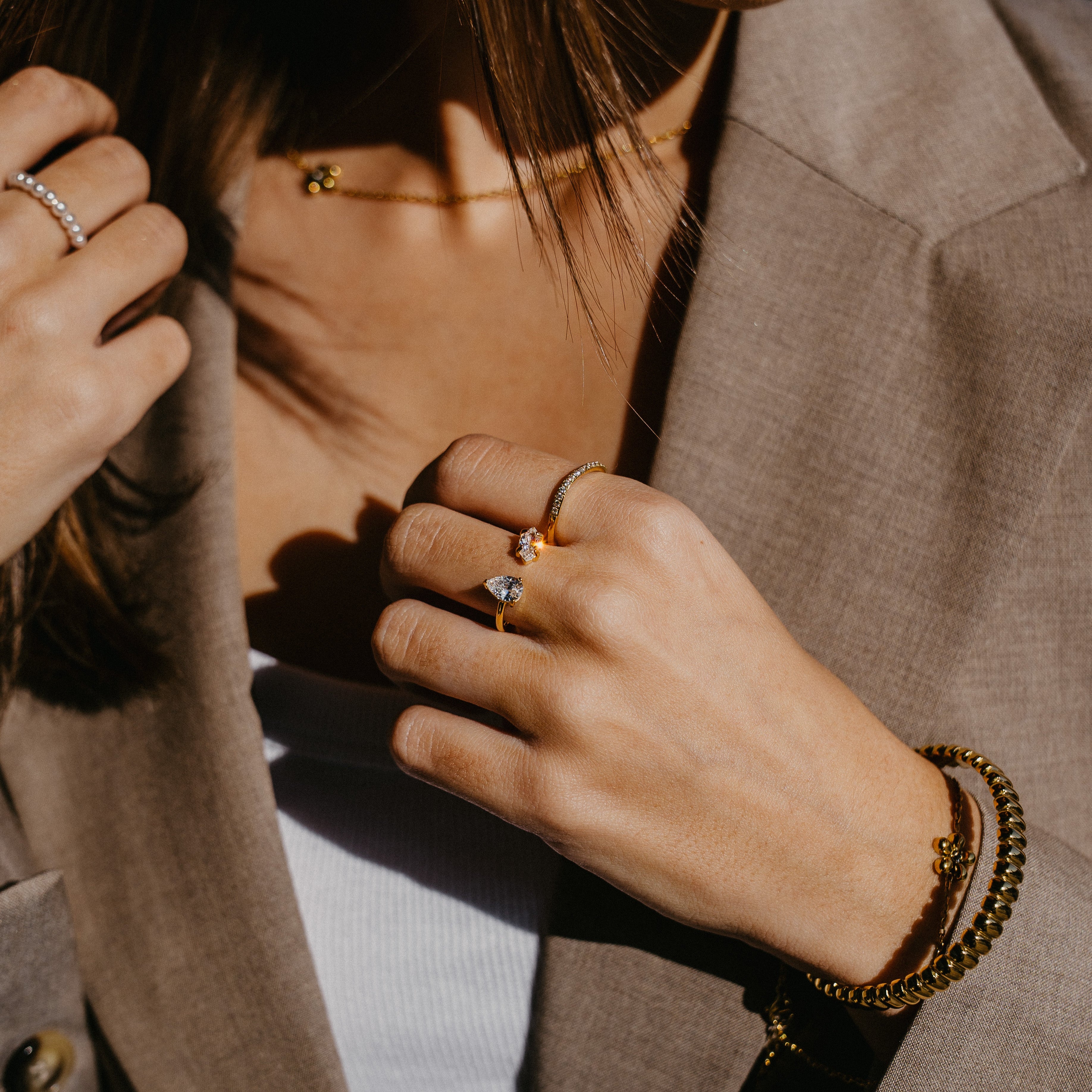 GWYNETH CUBIC ZIRCONIA RING
