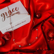 CUBIC ZIRCONIA STONES NECKLACE: 12 DAYS OF CHRISTMAS ✨