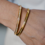 Emilia Dazzle Bangle - Water & Tarnish Proof