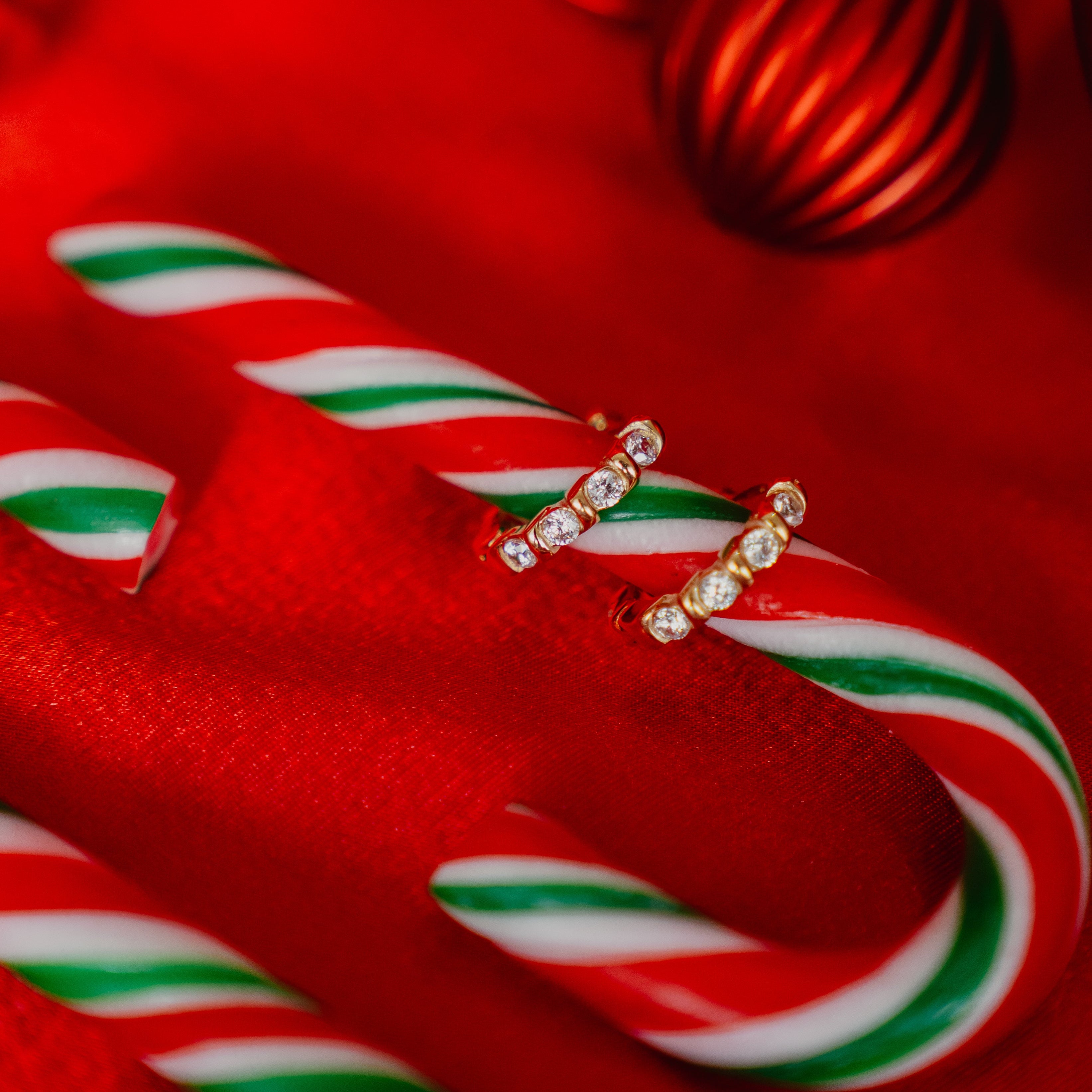 CUBIC ZIRCONIA HUGGIES: 12 DAYS OF CHRISTMAS ✨