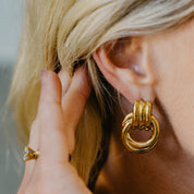 Louella Knot Earrings - Water & Tarnish Proof