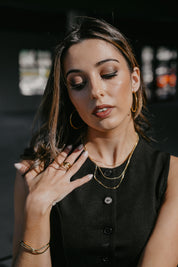 Operations Layered Necklace - Water & Tarnish Proof