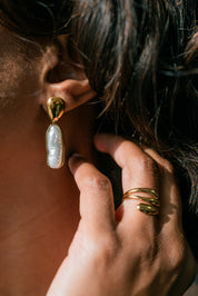 Coporate Freshwater Pearl Earrings - Water & Tarnish Proof