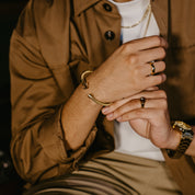 HOMME MENS ANCHOR BANGLE