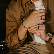 HOMME MENS ANCHOR BANGLE