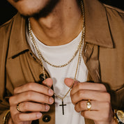 HOMME MENS CROSS CHAIN