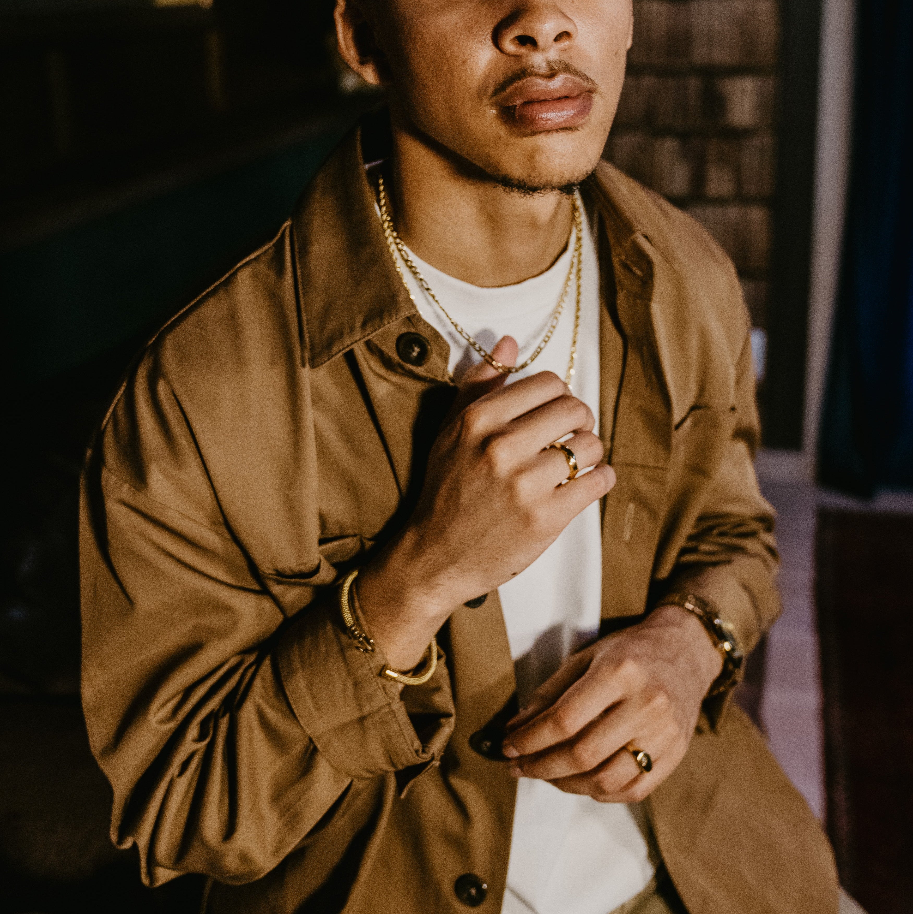 HOMME MENS TWISTED RING