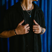 HOMME MENS BLACK SIGNET